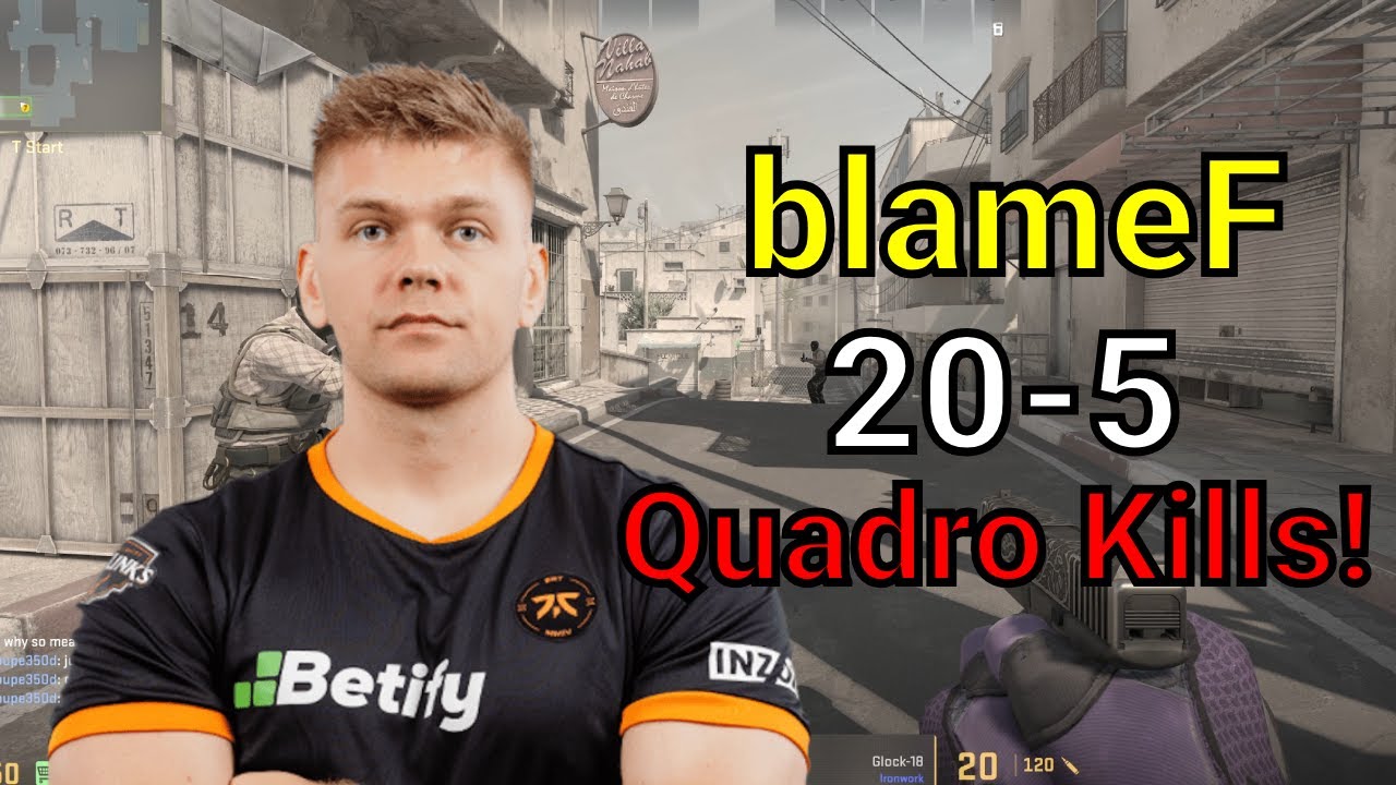 CS2 blameF pov Faceit Dust2 (20-5) Quadro Kills! & Triple Kills! | Dec 26, 2024 | #cs2