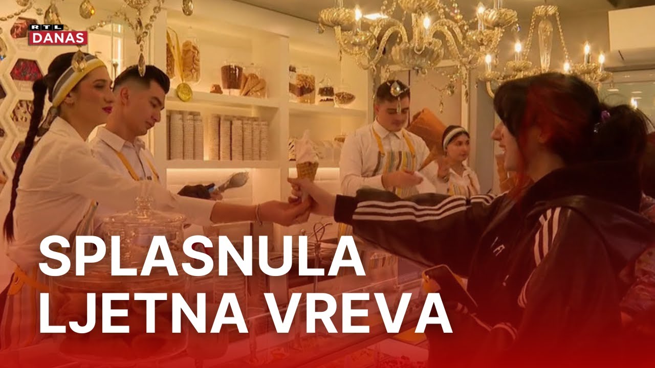 Splitski slastičari besplatnim sladoledom zatvorili sezonu | RTL Danas