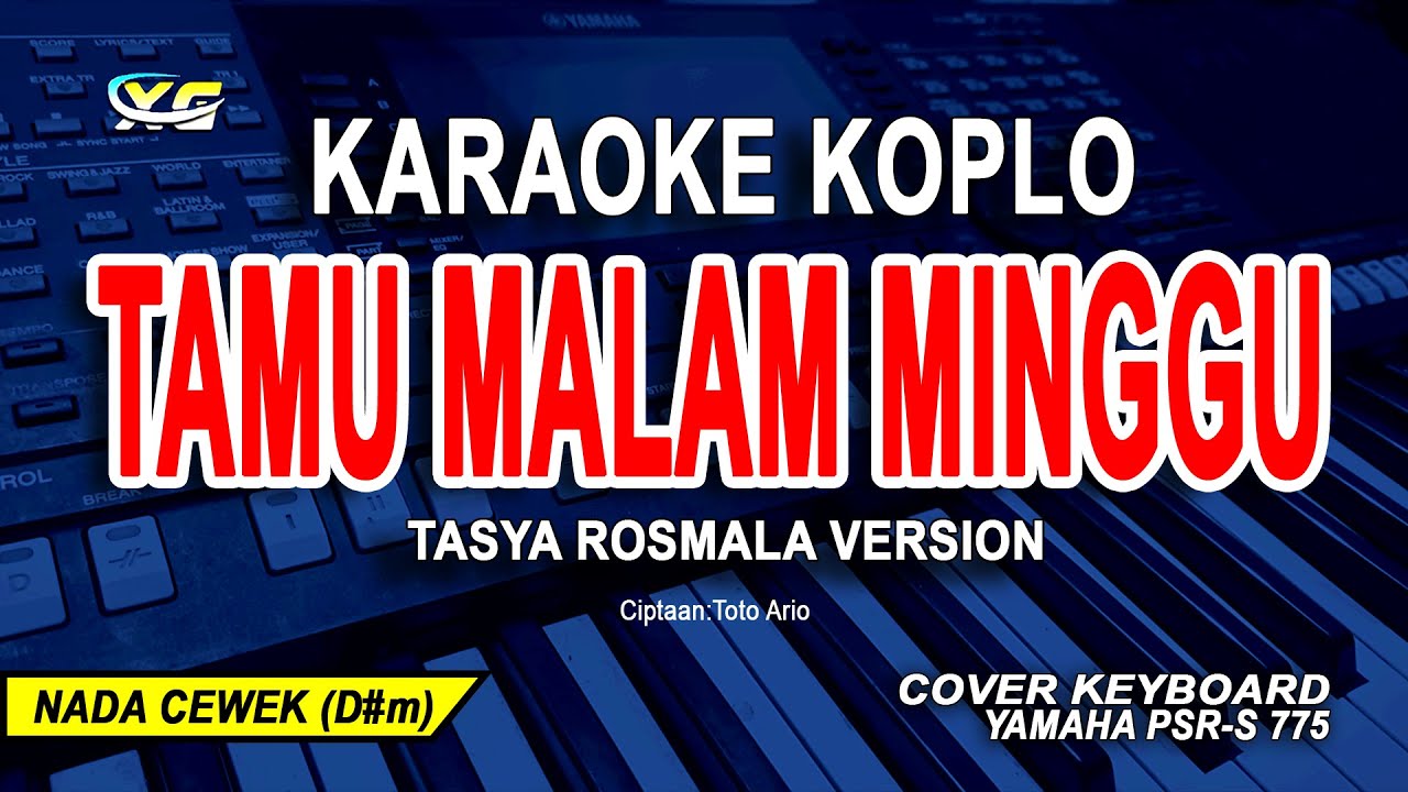 KARAOKE TAMU MALAM MINGGU NADA WANITA (VERSI TASYA ROSMALA ) || ENDANG TRISWATI
