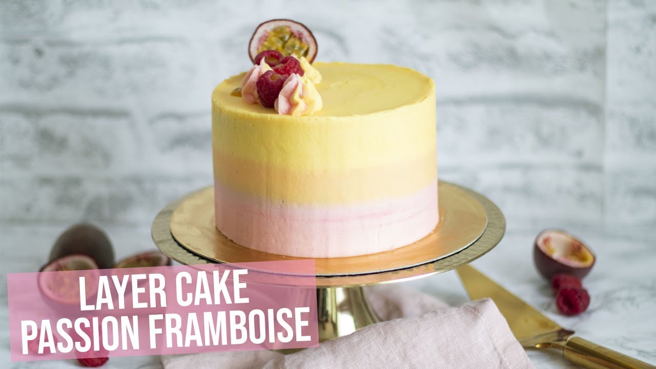 RECETTE | Layer cake passion framboise