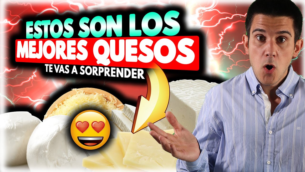 🧀TOP 7 QUESOS más SALUDABLES ✅ [Altos en PROTEÍNA]