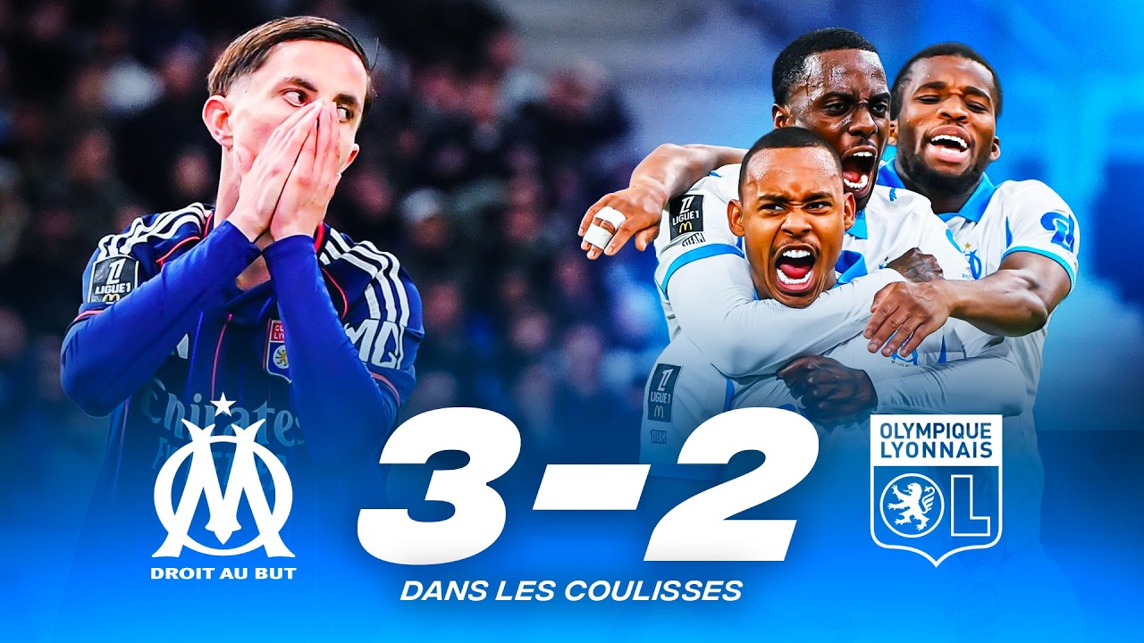 OM 3-2 OL : VLOG | LES COULISSES DE L'OLYMPICO 🔥