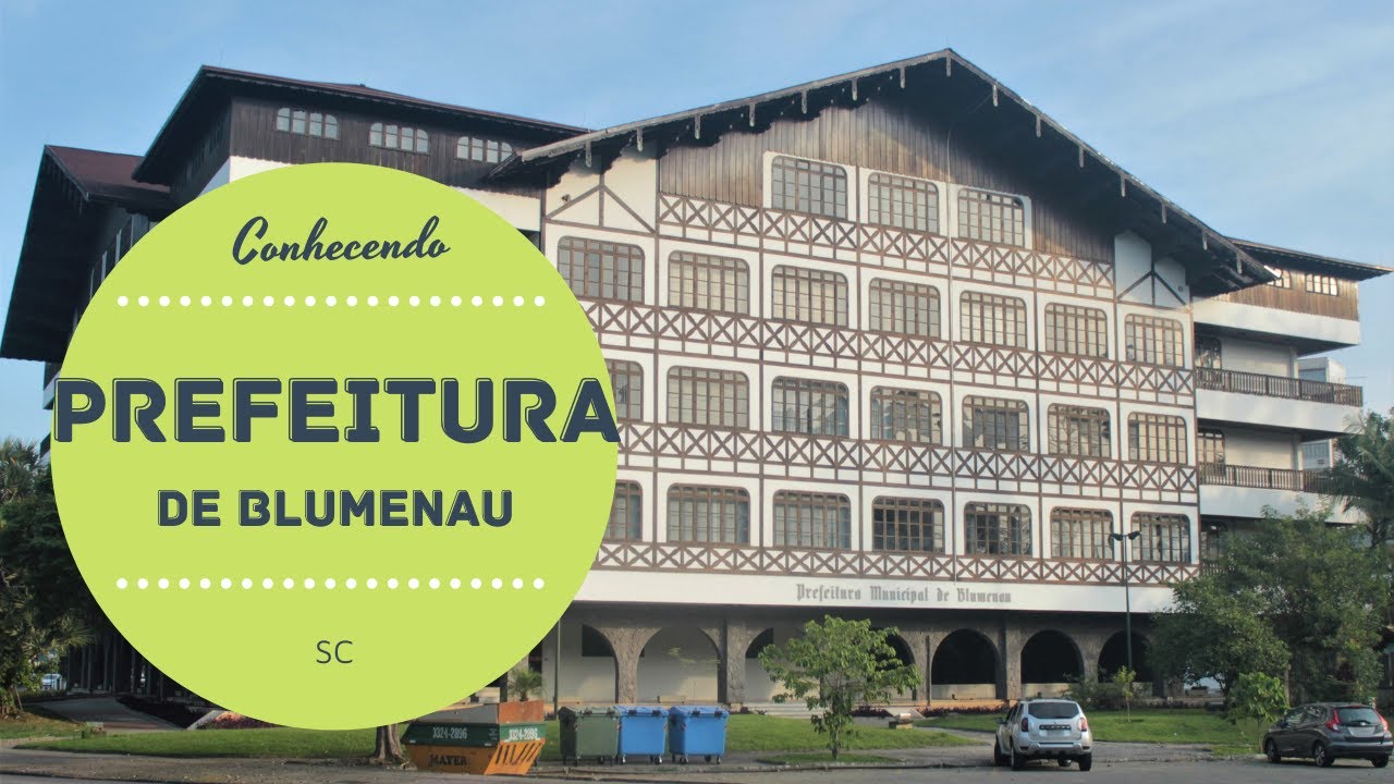O que fazer em Blumenau? -Pr&eacute;dio da Prefeitura Municipal de Blumenau