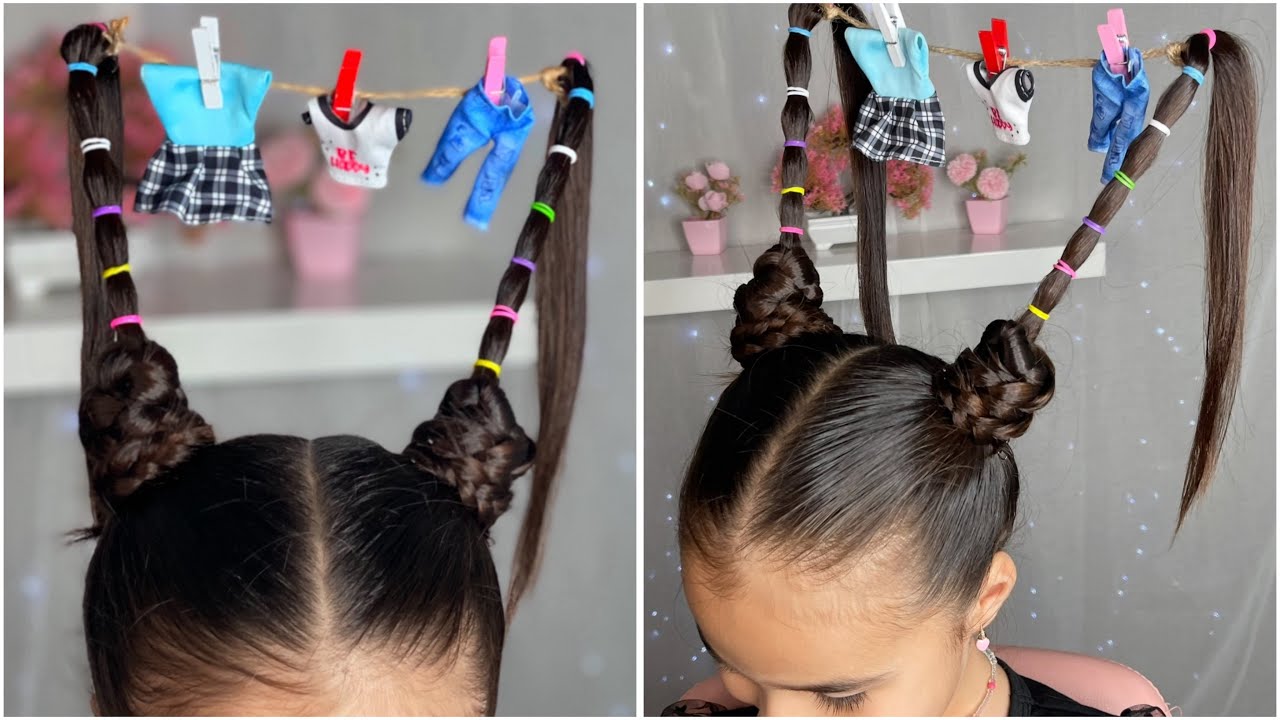 Increíble peinado loco para que sean as mas linda con tu peinado loco 😜