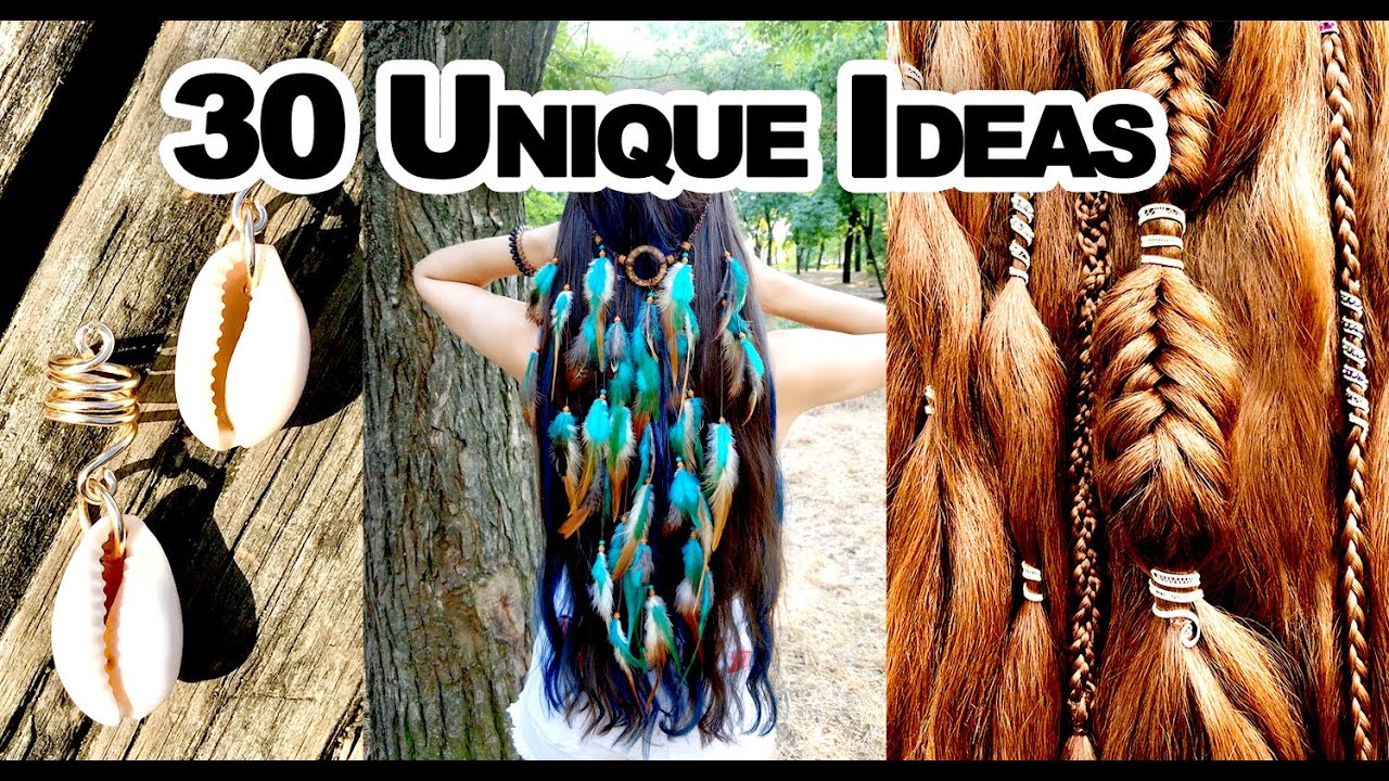 DIY HAIR JEWELRY & ACCESSORIES | UNIQUE IDEAS FOR HAIR ACCESSORIES