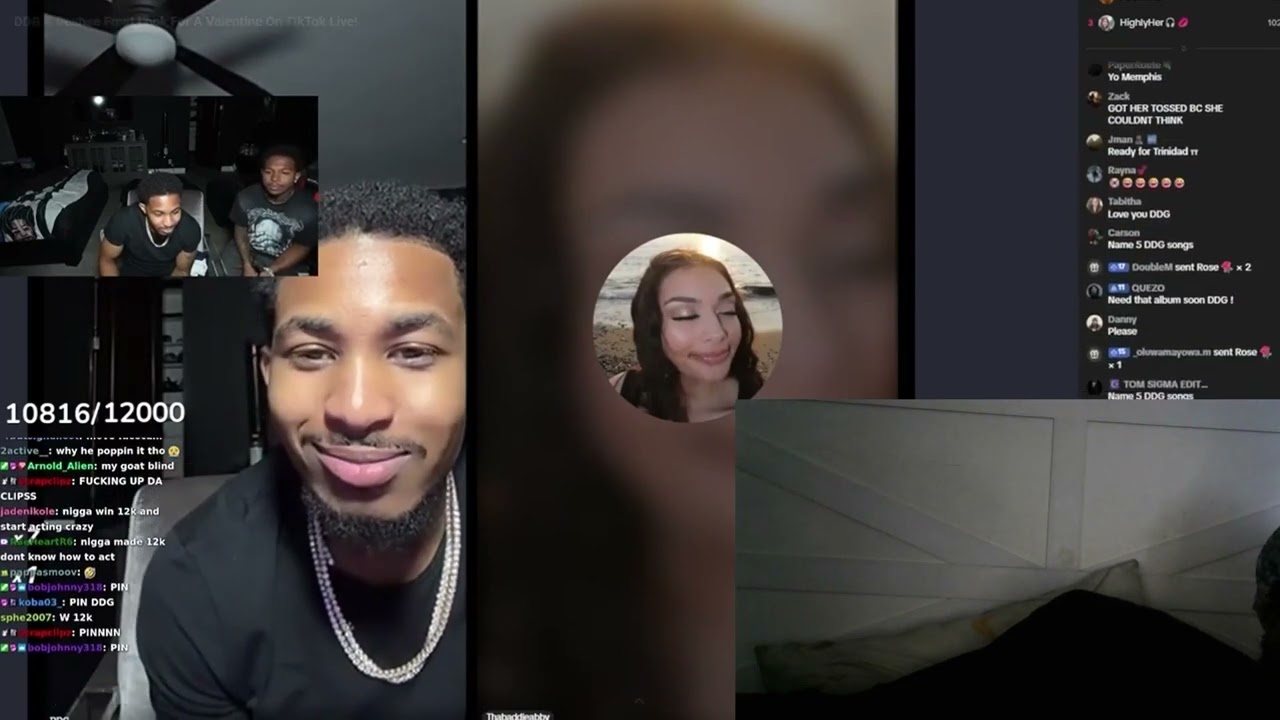 DDG (28) and Deshae Frost (25) On TT Live RIZZING