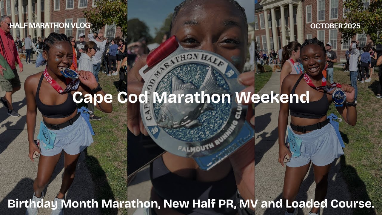 CAPE COD HALF MARATHON VLOG: SUB 3, MARTHA'S VINEYARD & AMAZING COURSE ❤️