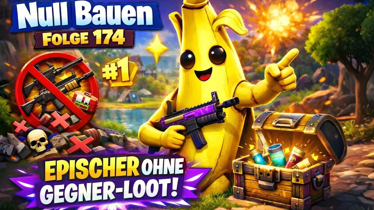 KEIN LOOT von GEGNERN erlaubt! EPISCHER? | Fortnite