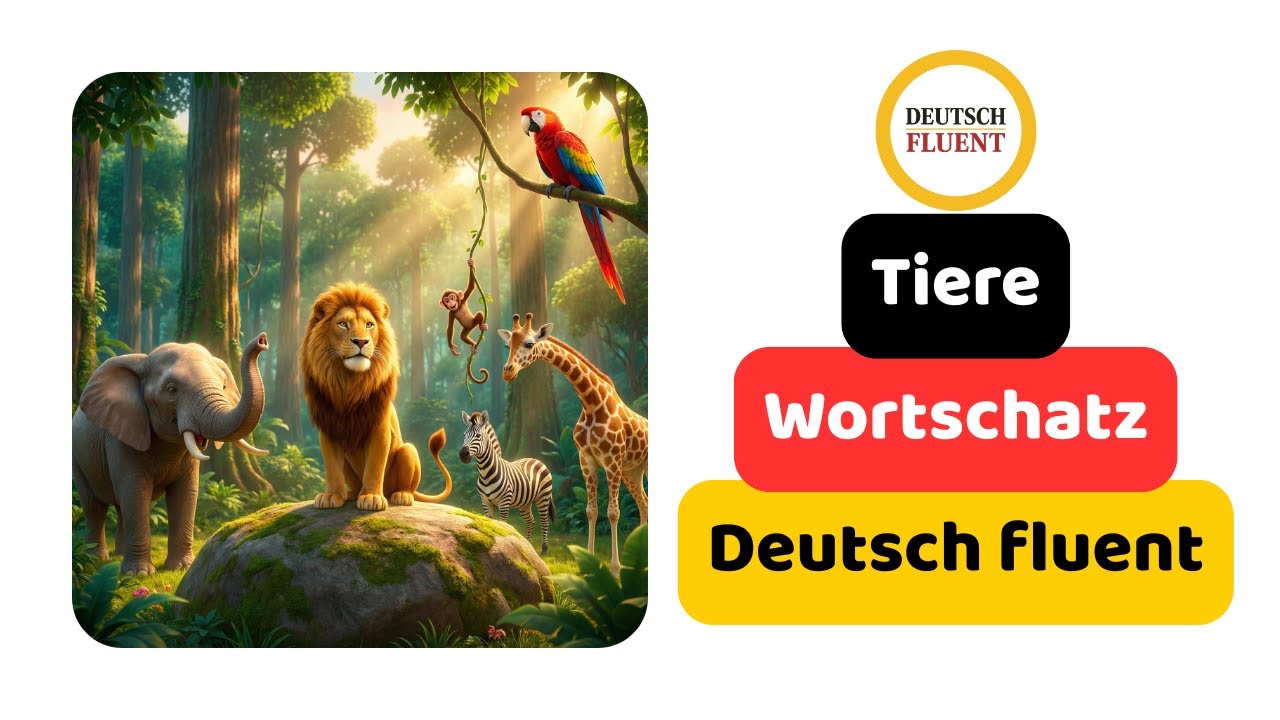 Tiere | Deutsch Lernen | Learn German | Animals Vocabulary | Easy German A1