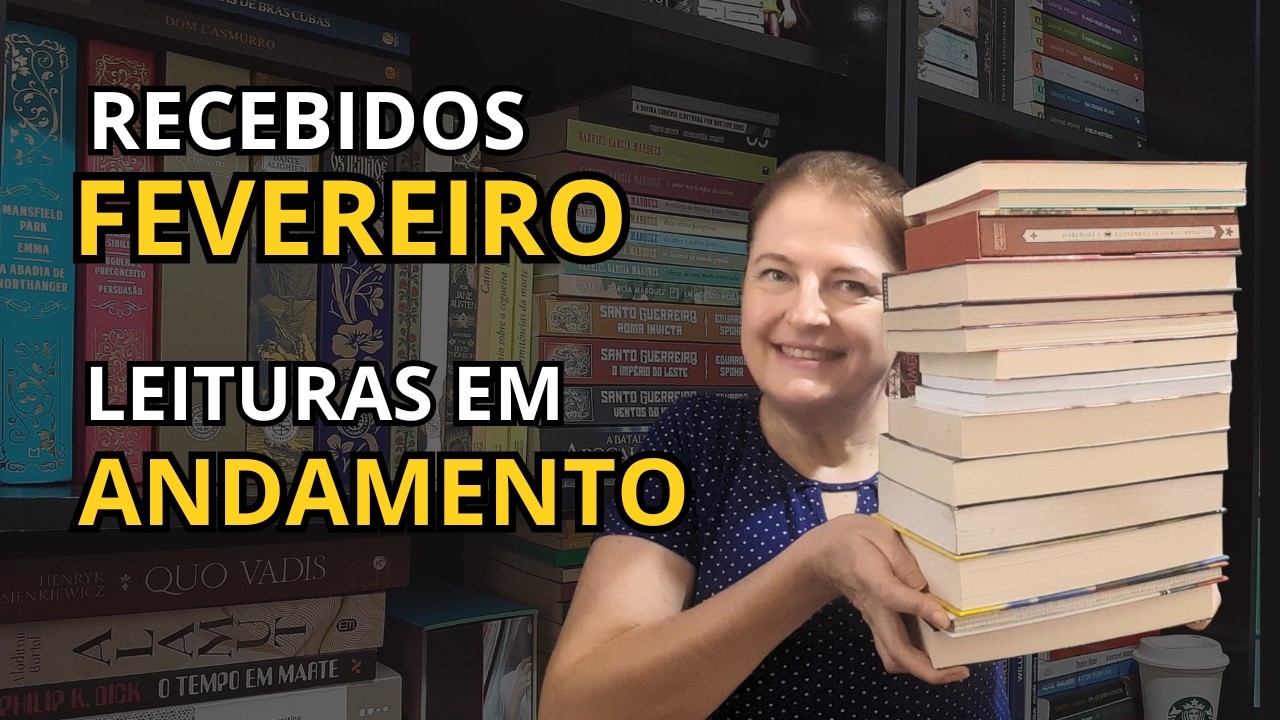 Book Haul Fevereiro + Leituras em andamento ☕︎📚