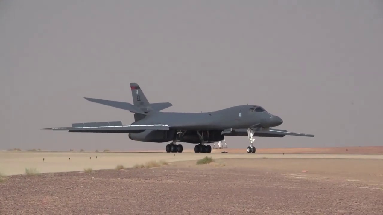 USAF B-1B Lancers arrival in Saudi Arabia