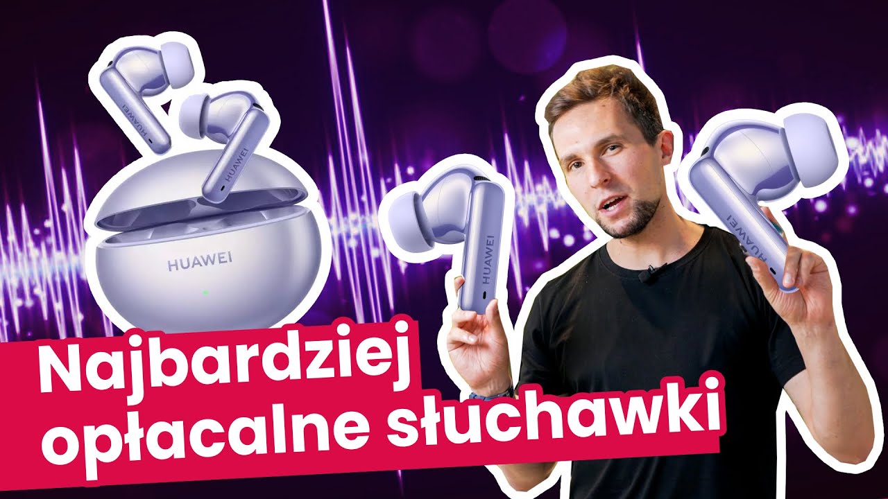 Huawei FreeBuds 6i - NAJLEPSZE SŁUCHAWKI do 400 zł