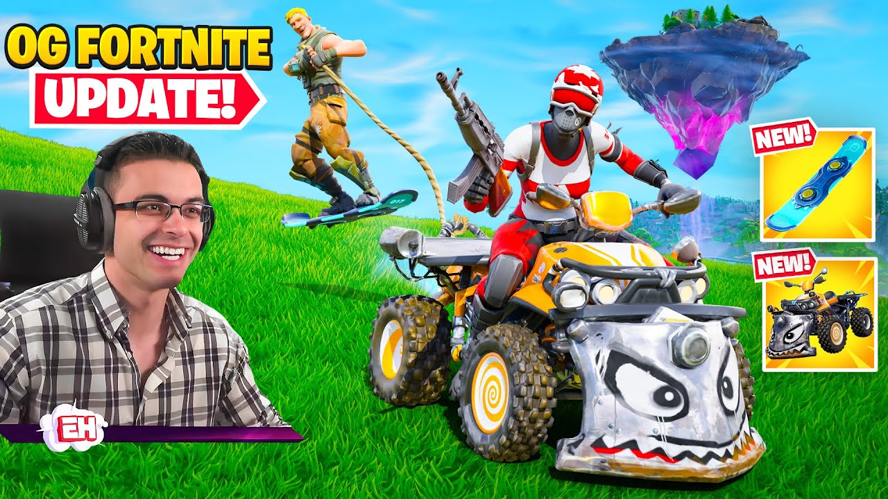 NickEh30 reacts to OG Fortnite update!
