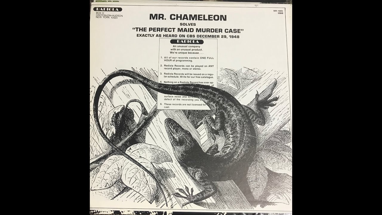 Mr. Chameleon Solves The Perfect Maid Murder Case Vinyl LP