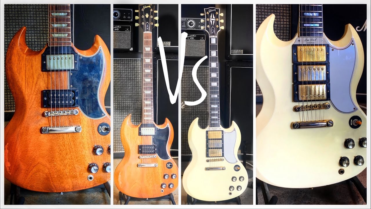 Gibson SG  - STANDARD -vs- CUSTOM Comparison!