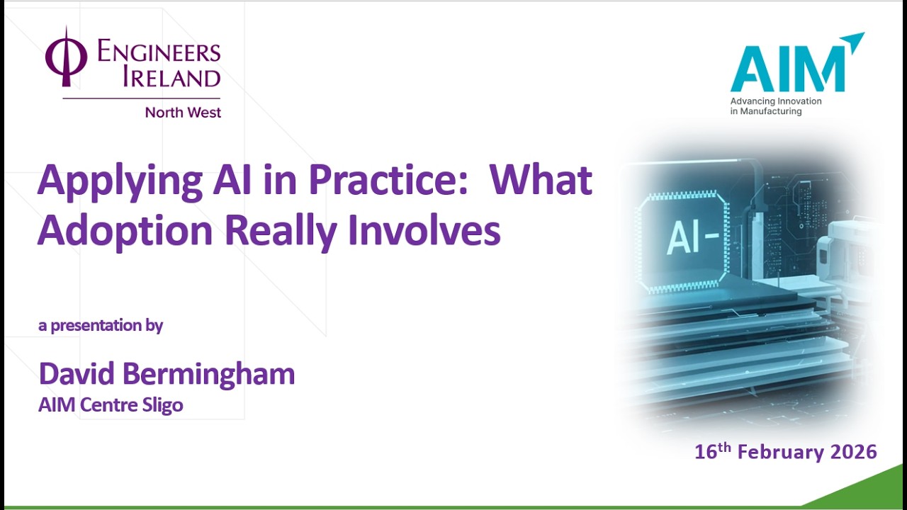 Applying AI in Practice:  What Adoption Really involves