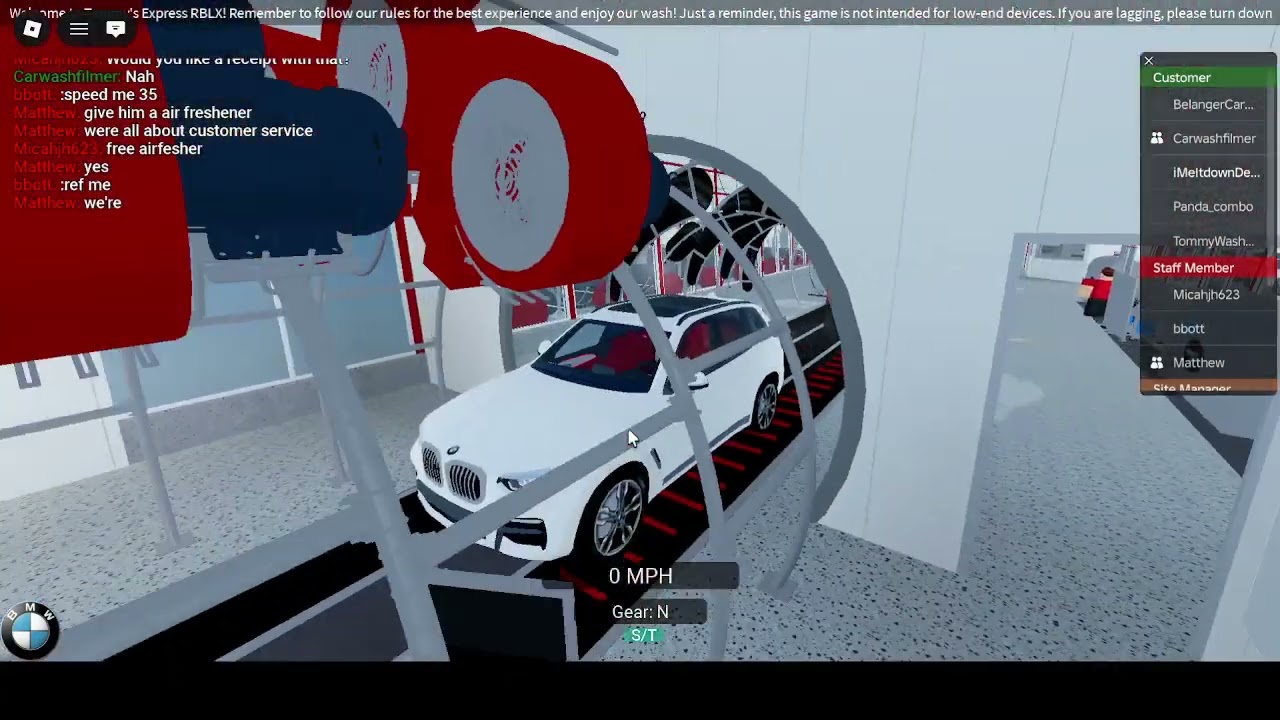 [NEW YEAR SPECIAL] A visit to Tommy's Express Car Wash in Roblox! + FIRE ALARM TRIGGERED ON CAMERA!!