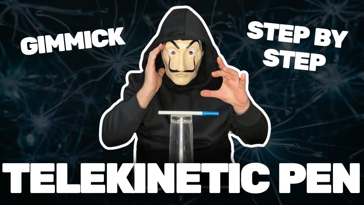 TELEKINETIC PEN 🪄 Gimmick Step by Step #magic #tricks #tutorial