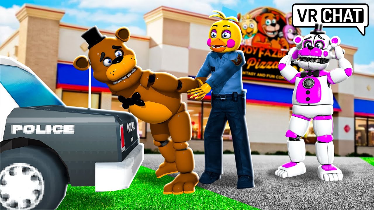 Freddy was ARRESTED?! in VRCHAT