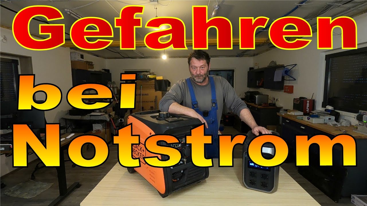 Notstromaggregat ans Hausnetz anschließen😱was muss beachtet werden 🤔 Notstrom ⚡Freunde des Stroms⚡