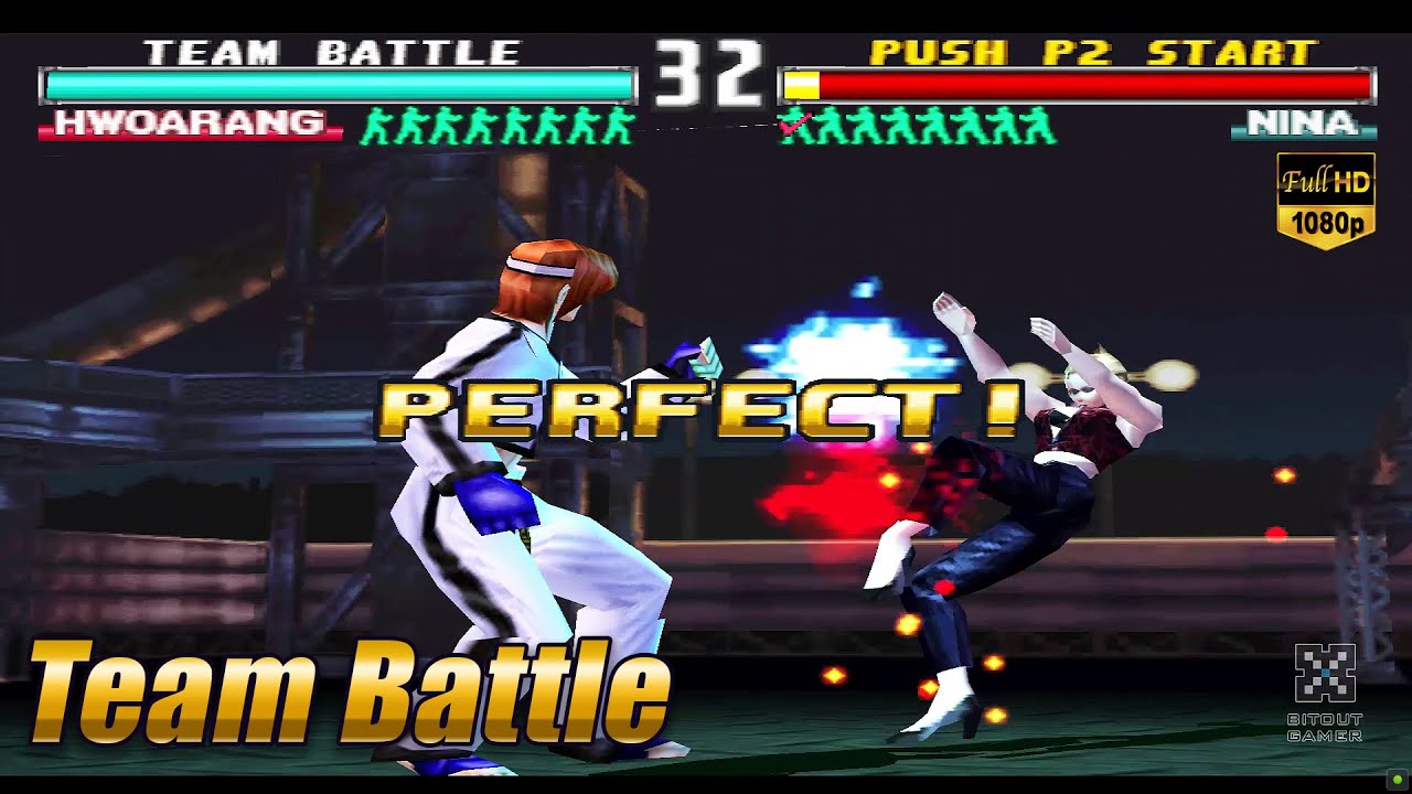 Out Of This World | Team Battle Mode | TEKKEN 3 (鉄拳3) in Full HD
