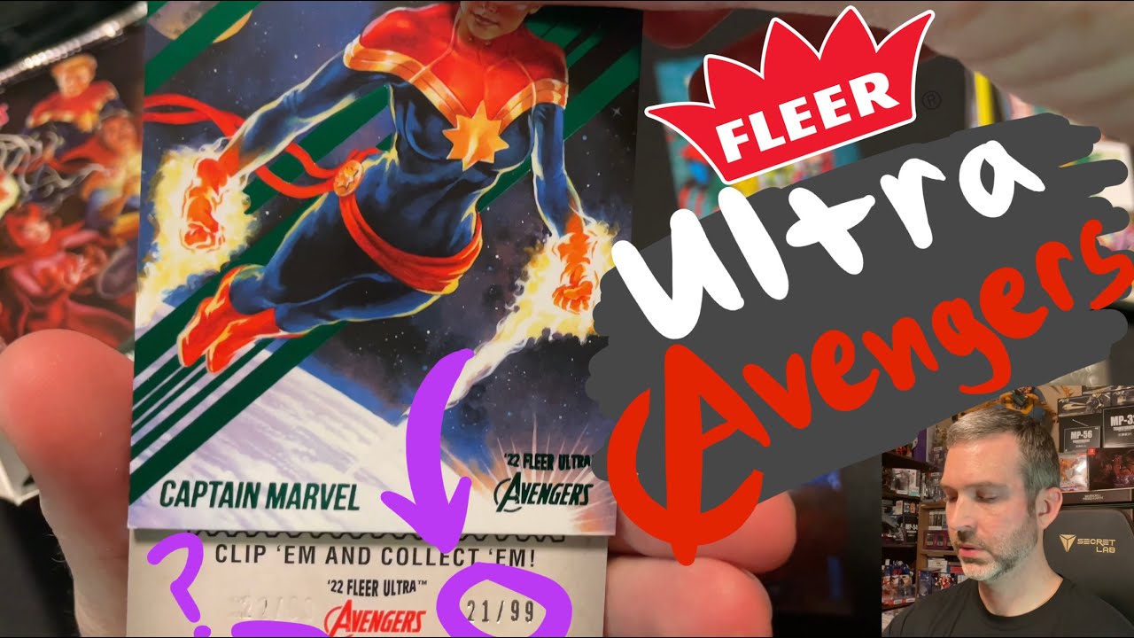 We Found the Hits opening a Fleer Ultra Avengers Hobby Box 2022 Marvel Upper Deck Comic Card Packs