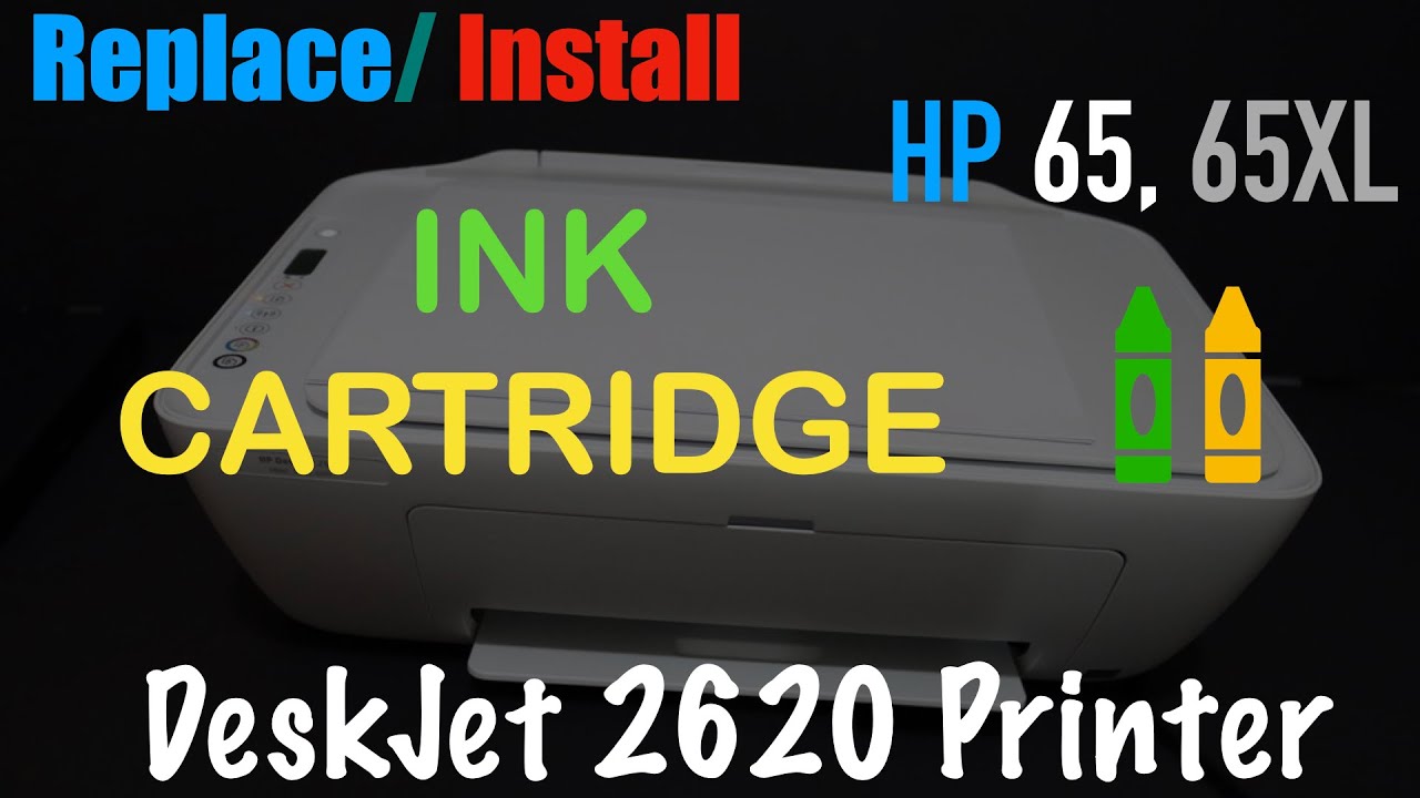 HP Deskjet 2620 Ink cartridge Replacement, review !!