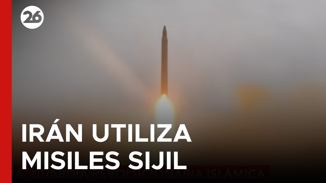 🚨 Irán utiliza por primera vez el misil balístico Sejil