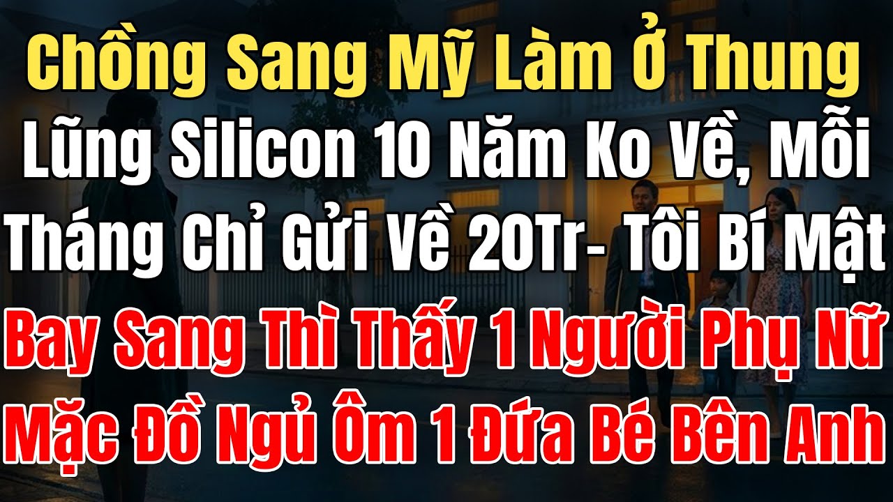 Chồng Sang Mỹ Làm Ở Thung Lũng Silicon 10N Ko Về, Mỗi Tháng Gửi Về 20Tr, Tôi Bay Sang Thấy 1Phụ Nữ M