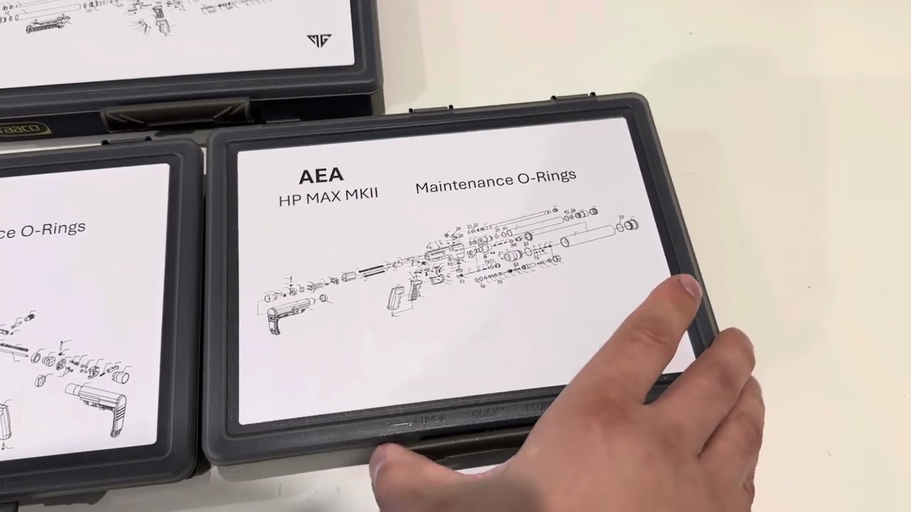 AEA Dichtungen O-Ringe Megalodon / HP MAX / HP MAX MKII 