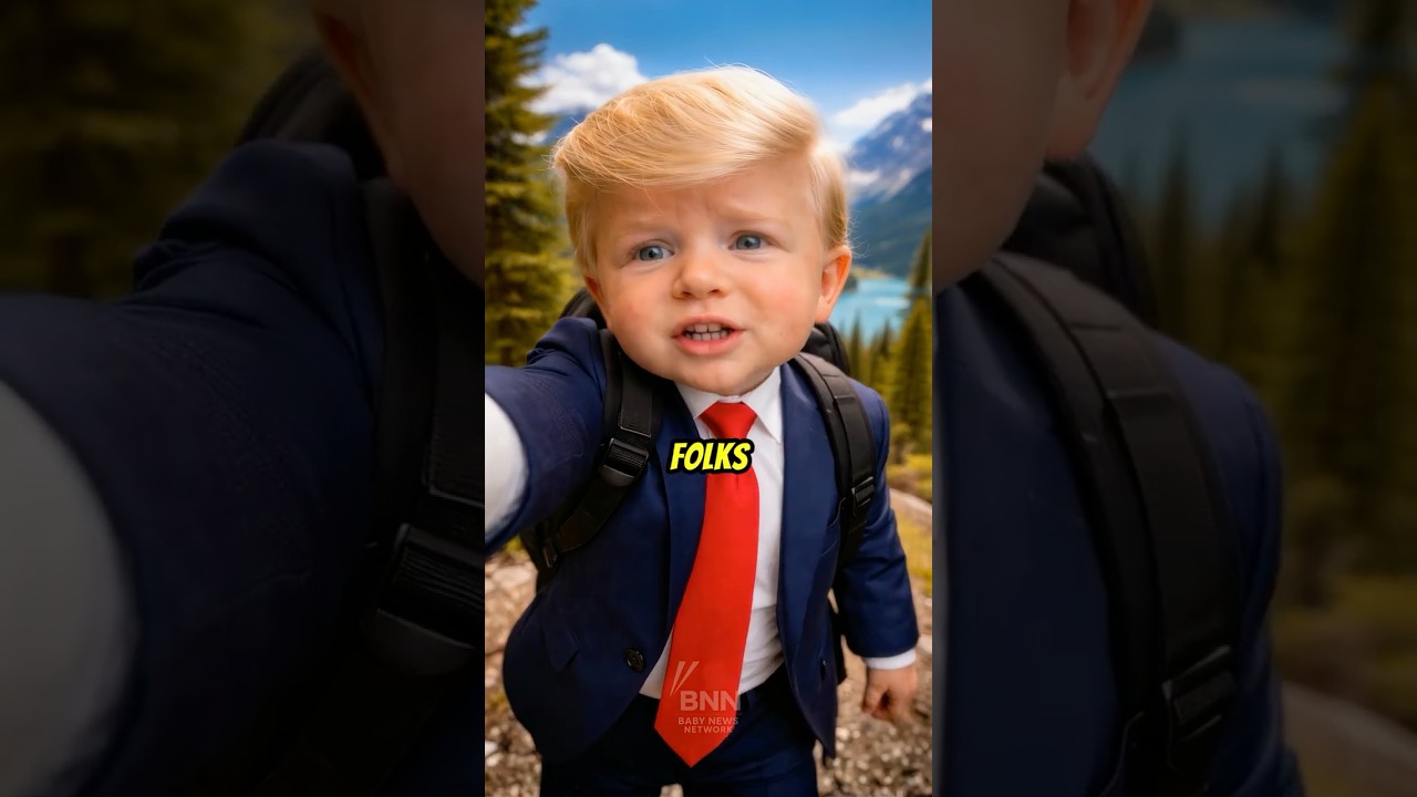 Baby Trump&rsquo;s Hiking Vlog Goes Wrong 😳🐻