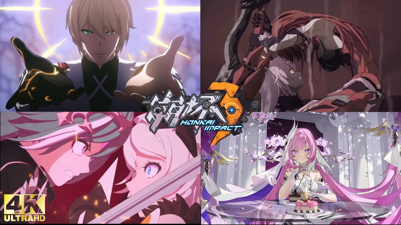 [4K] Honkai Impact 3rd - Full Movie (All Cutscenes 2016-2022)