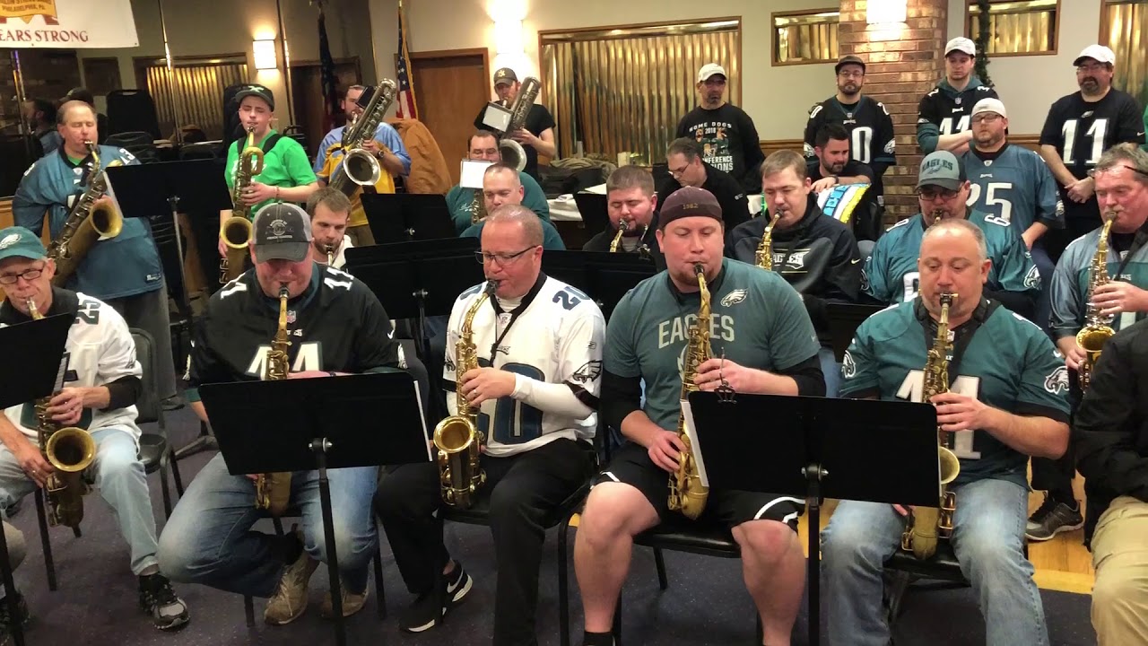 ASB “Gonna Fly Now & Eagles Fight Song” - 2017 Rehearsal