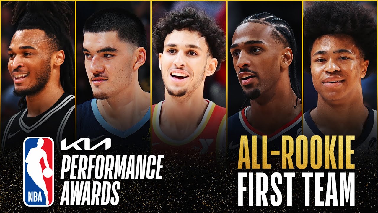 The BEST Of The 2024-25 Kia NBA All-Rookie First Team!