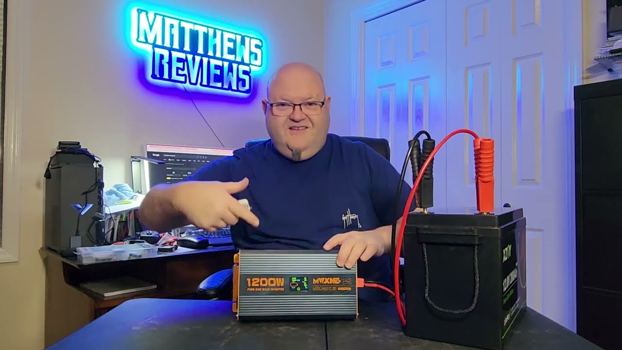 MWXNE 1200 Watt Pure Sine Wave Power Inverter 12V