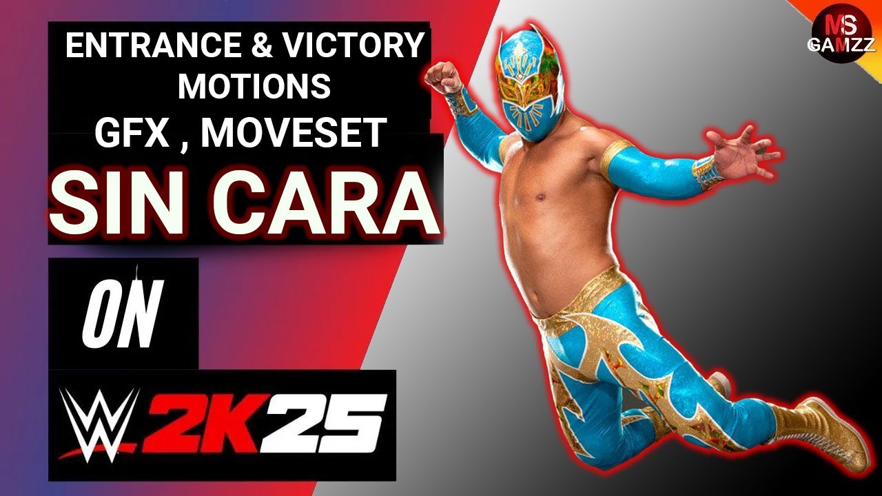 How to Make Sin Cara GFX , Entrance Motion , Victory Motion in WWE 2K25