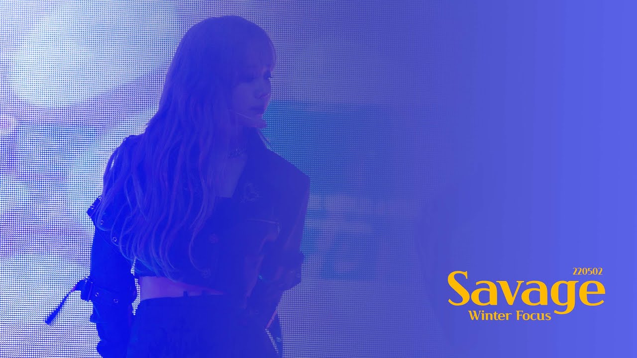 220502 Savage 에스파 윈터 직캠 aespa Winter Focus