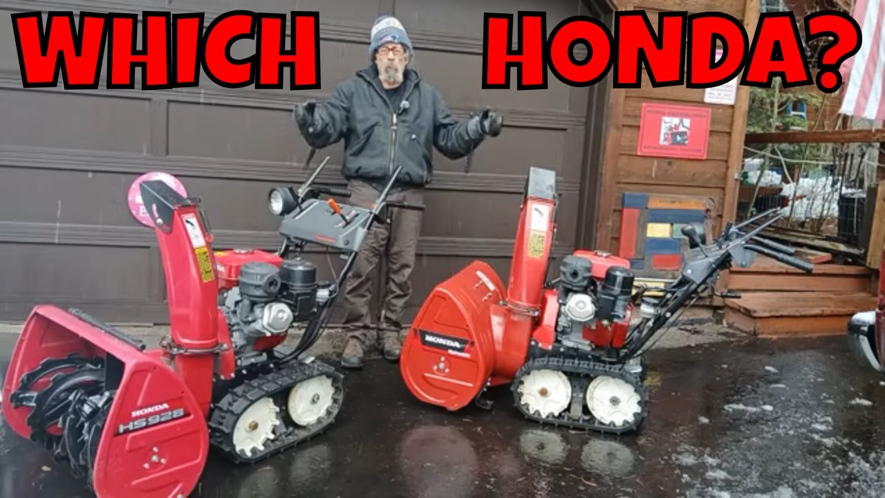Which HONDA Snowblower is BEST?