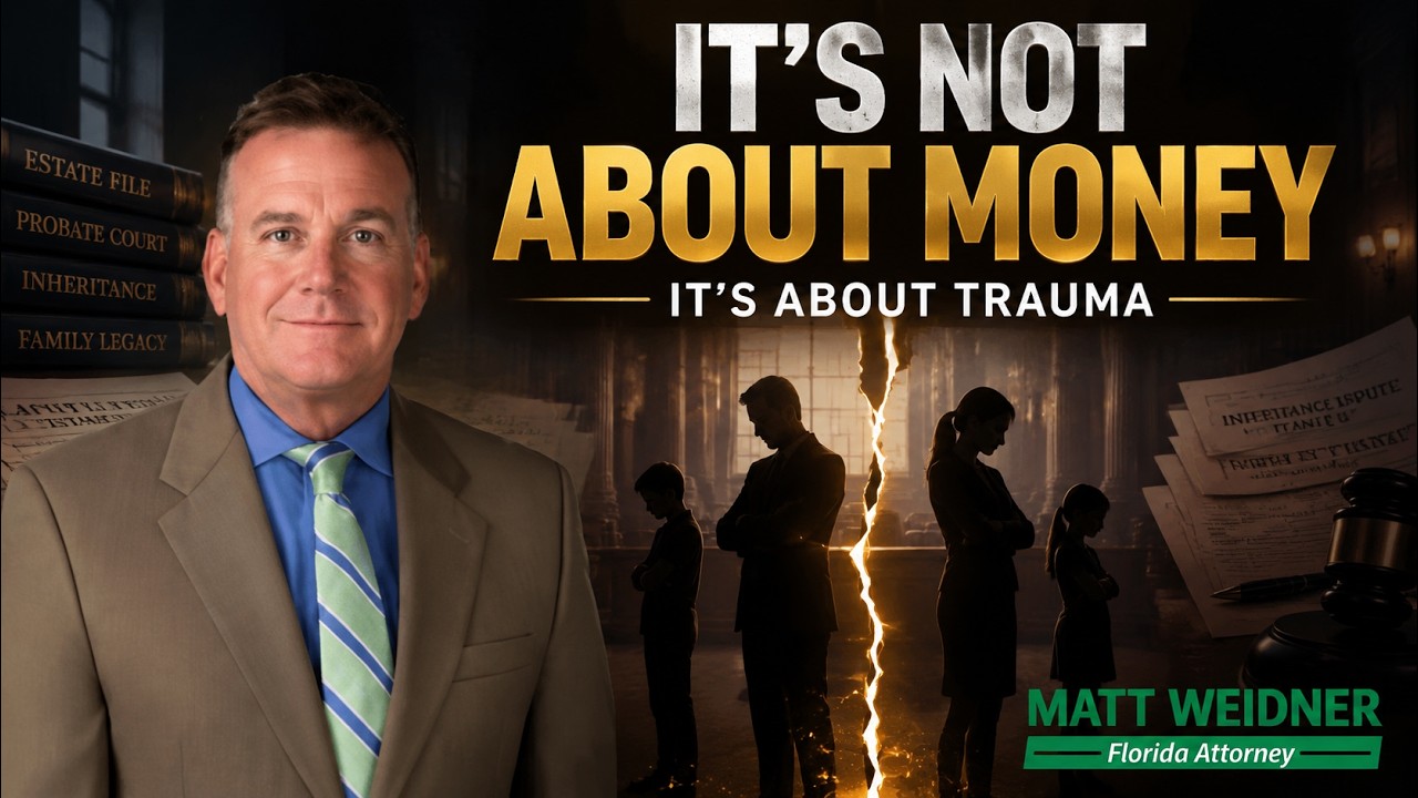 ⚖️🧠 Why High-Conflict Florida Probate Is Almost Always About Trauma