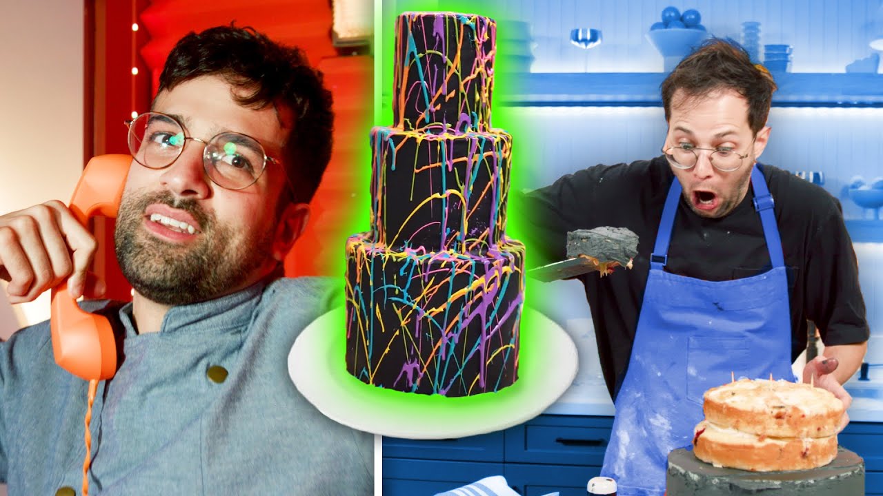 The Try Guys Ruin Glow In The Dark Cakes &bull; Phoning It In