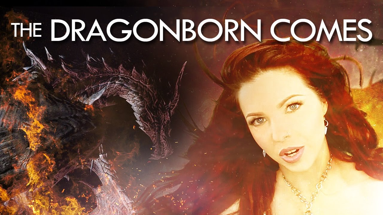 👑 SKYRIM THEME SONG: The Dragonborn Comes - by LEAH 👑