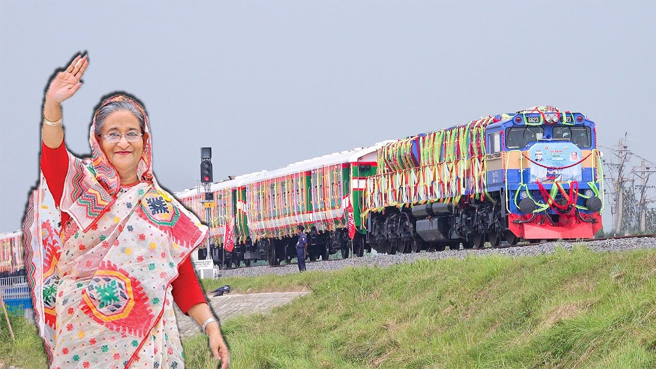 পদ্মা সেতুতে ট্রেন চলাচলের উদ্বোধন করলেন প্রধানমন্ত্রী