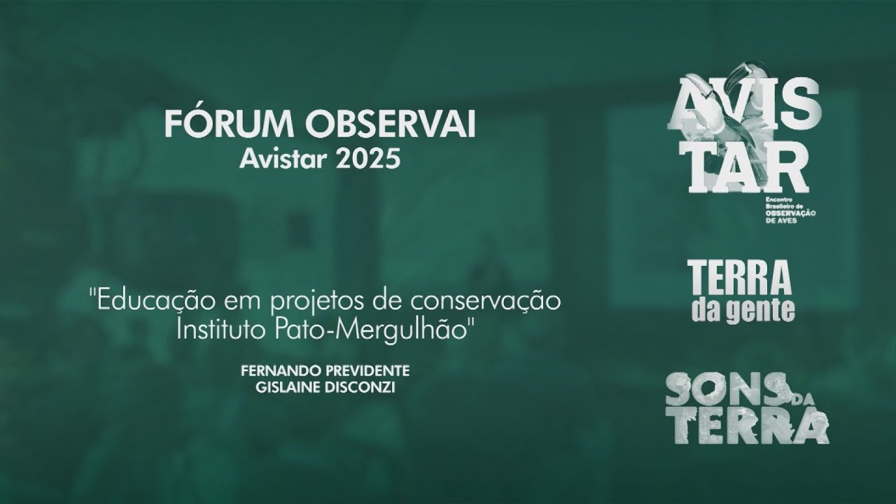 Educação em projetos de conservação Instituto Pato-Mergulhão