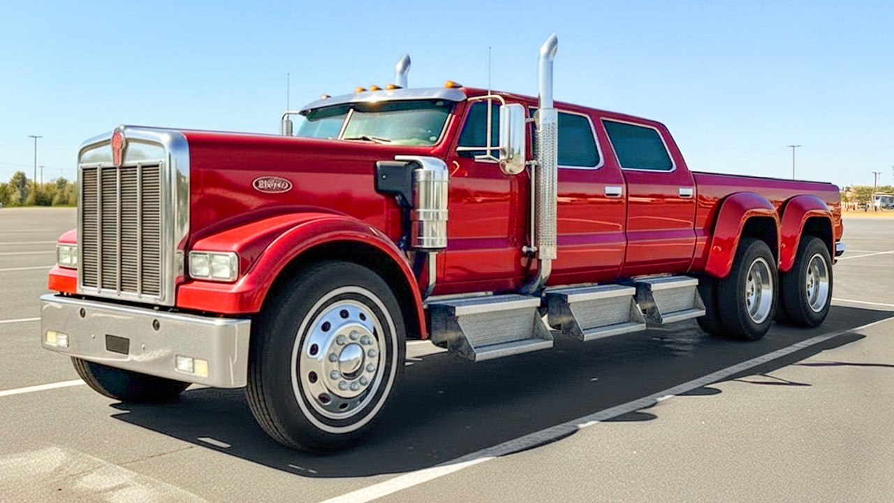 The BIGGEST and Most ABSURD TRUCK-TO-PICKUP CONVERSIONS — you HAVE to see this!