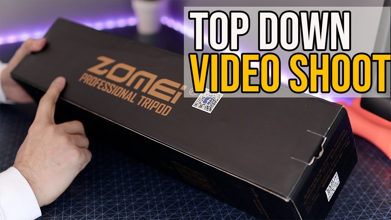 ZOMEI m8 The Tripod for Top Down Video Shooting | Overhead Cam Shot | Unboxing