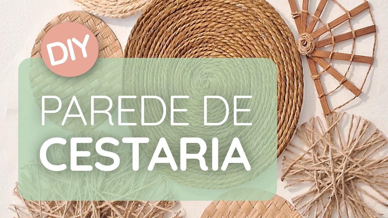 DIY | Parede de cestaria f&aacute;cil e barata