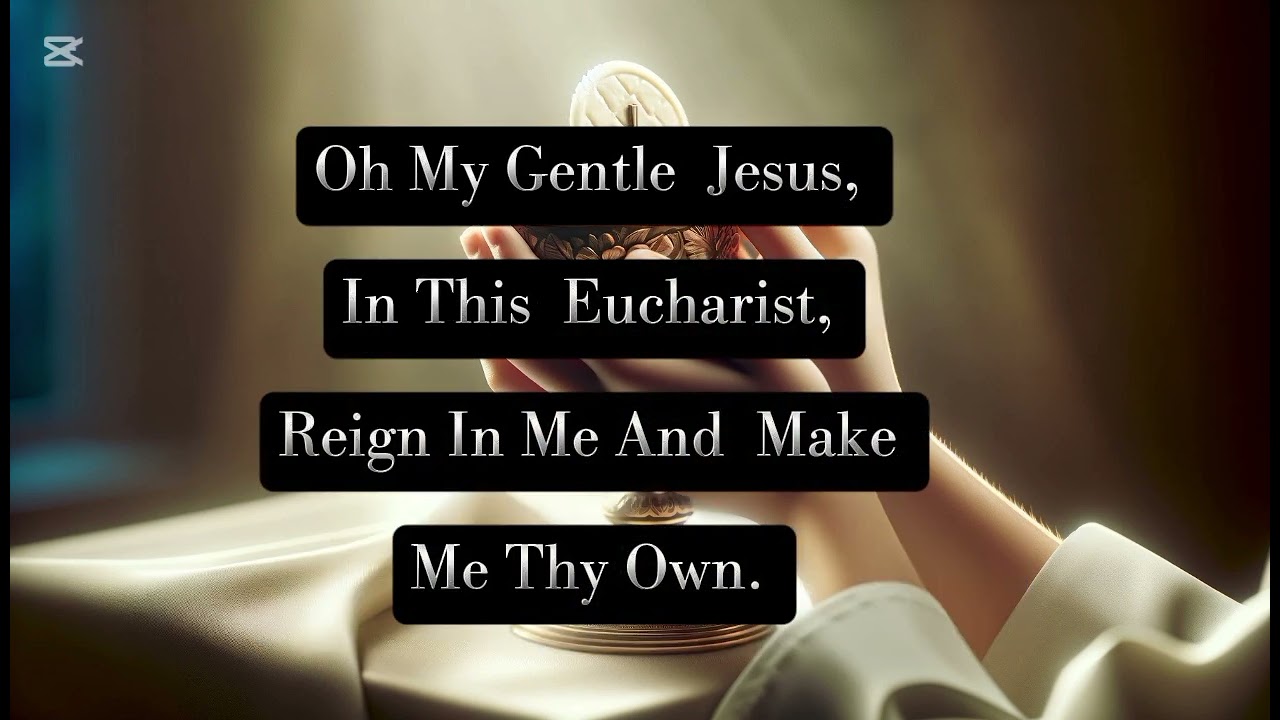 Come To My Heart Jesus (Sacrament Of Love)#catholicmass #catholicchurch #catholicmusic