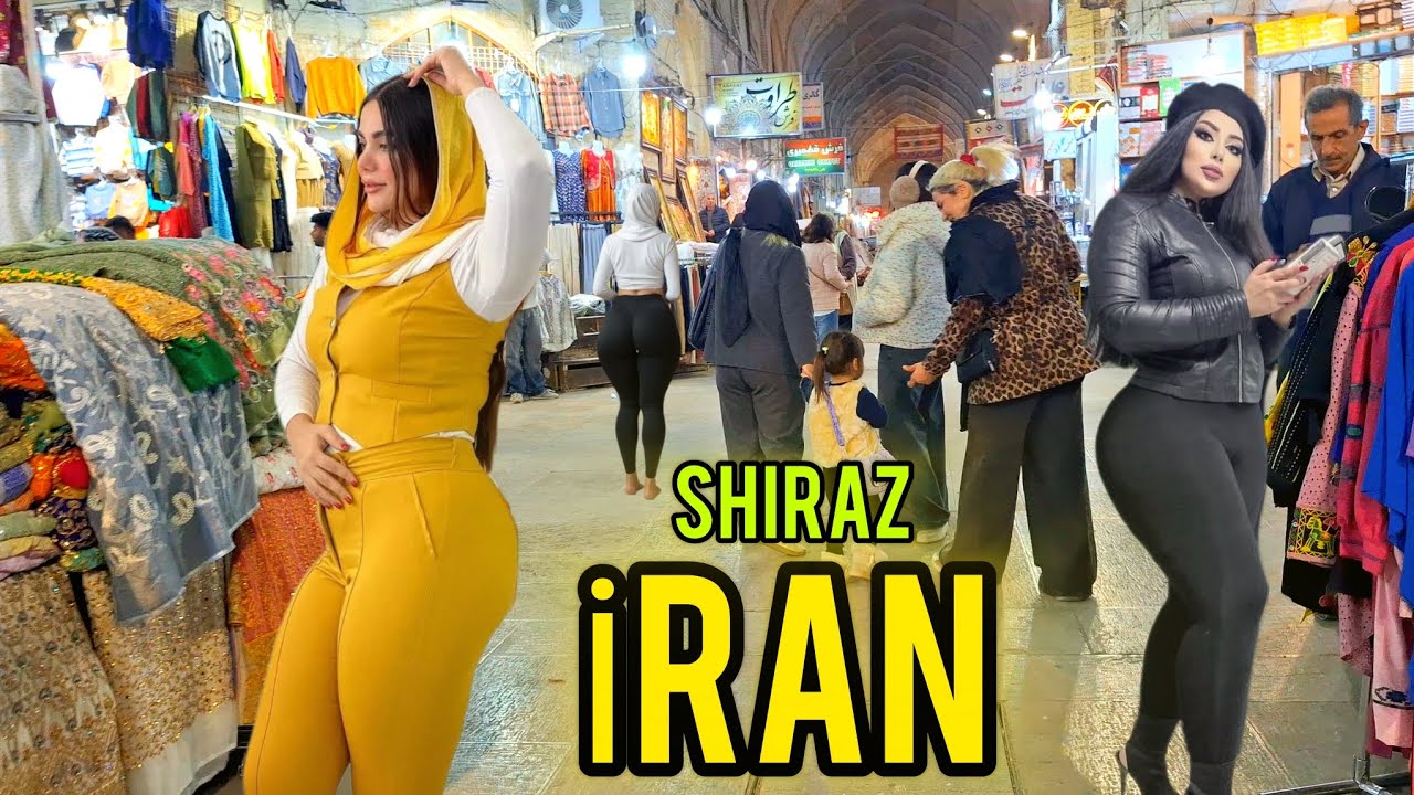Walking in Shiraz 🇮🇷 | Famous Places & Real Life Walking Tour