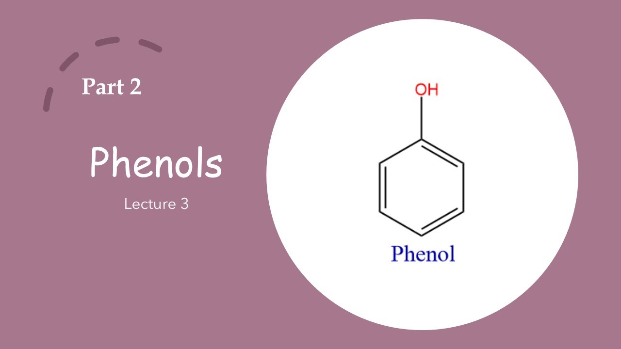 Phenols شرح تفصيلي اولى صيدلة Part 2