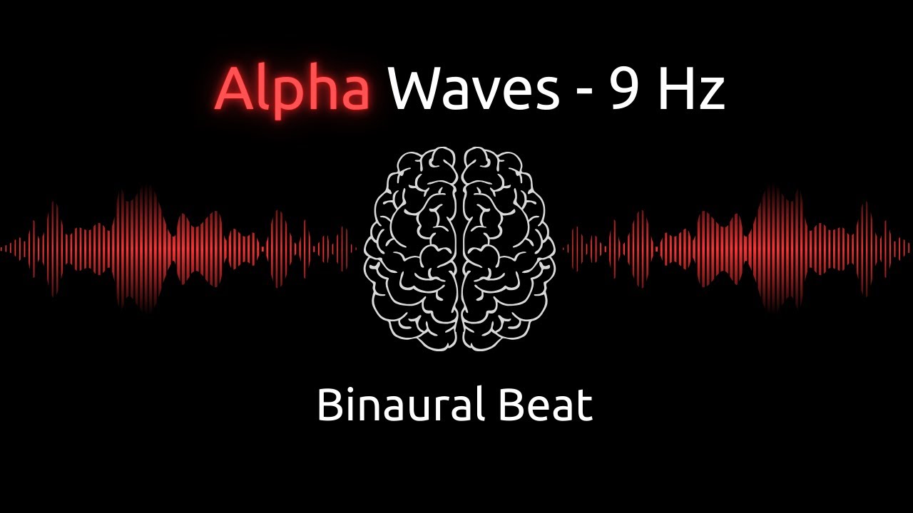 8 Hours 9 Hz Alpha Waves for Calm Focus & Mental Clarity | Pure Binaural Beats